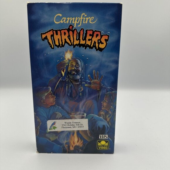 Campfire Thrillers VHS 1993 Animated Childrens Stories With Box Good Condition - Picture 1 of 3